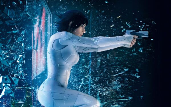 Wallpaper The, Ghost, Shell, Johansson, Scarlett