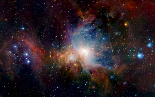 Wallpaper Infrared, Orion, Nebula