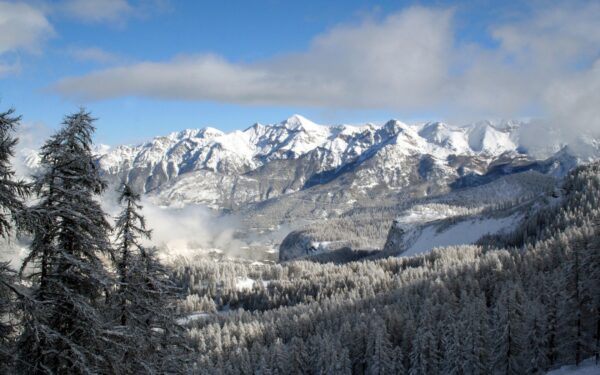 Wallpaper Snow, Mountains