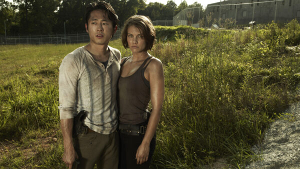 Wallpaper Dead, Glenn, Maggie, Walking