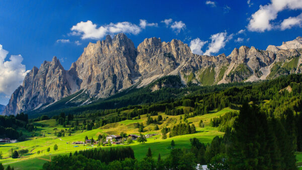Wallpaper Desktop, Valley, Mountain, Nature, Germany, Bavaria, Village