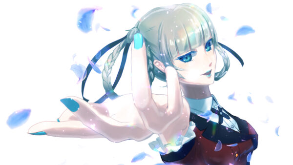 Wallpaper Blue, Kirari, Kakegurui, Desktop, Eyes, Momobami