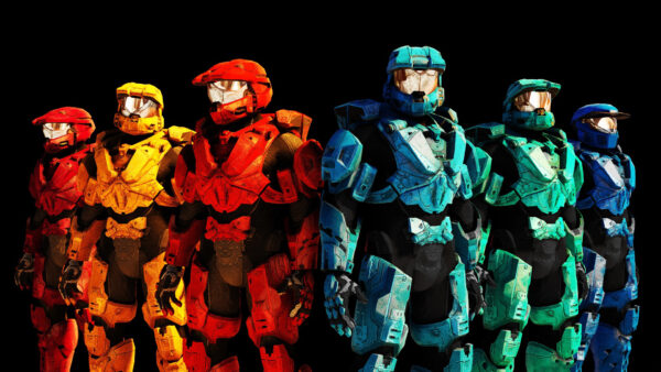 Wallpaper Costume, Blue, Soldiers, Games, Yellow, Desktop, Halo, Green, Red