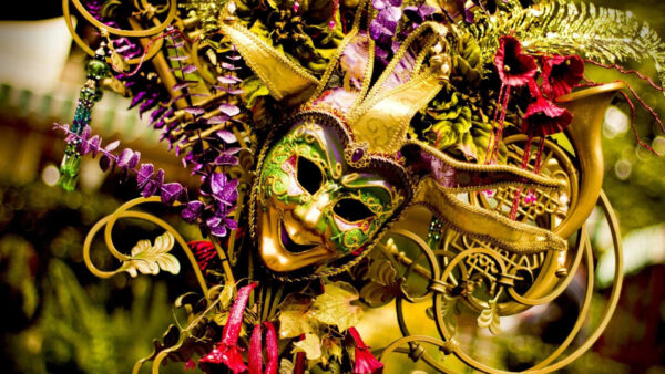 Wallpaper Mardi, Mask, Decorated, Gras