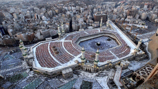 Wallpaper Mecca, Aerial, View, Crowded, Ramzan