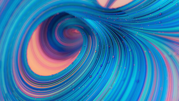 Wallpaper Desktop, Twisted, Pink, Blue, Lines, Mobile, Abstraction, Macro, Abstract, Droplets