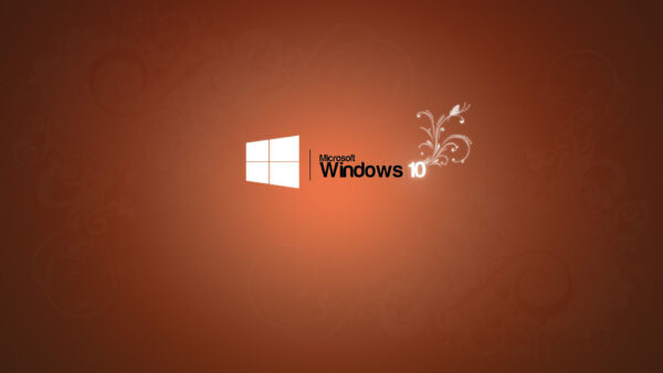 Wallpaper Brown, Logo, Windows, Background