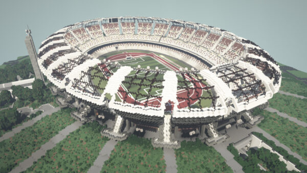Wallpaper Stadium, Architecture, Minecraft
