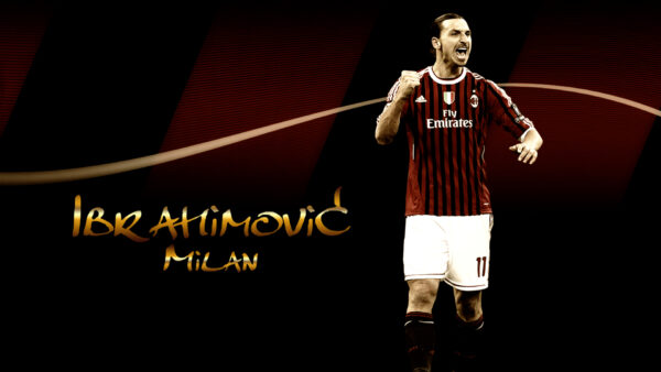 Wallpaper Dress, Milan, Ibrahimovic, Zlatan, Sports, Red, White, Wearing, A.C., Black