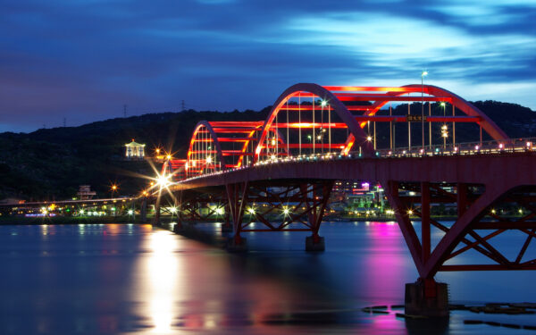 Wallpaper Guandu, Taiwan, Bridge