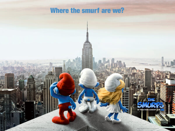 Wallpaper Smurfs, Movie, 2011