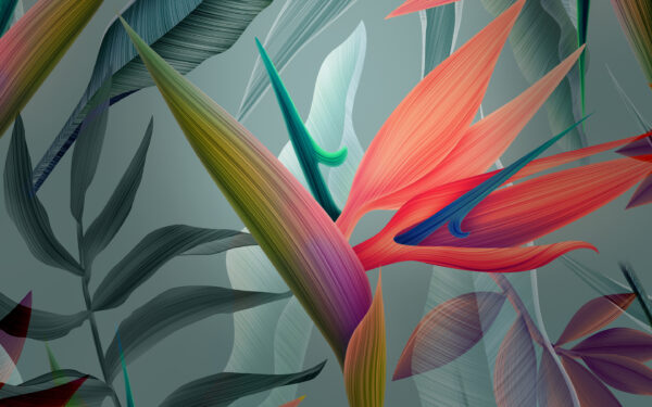 Wallpaper Abstract, Flowers