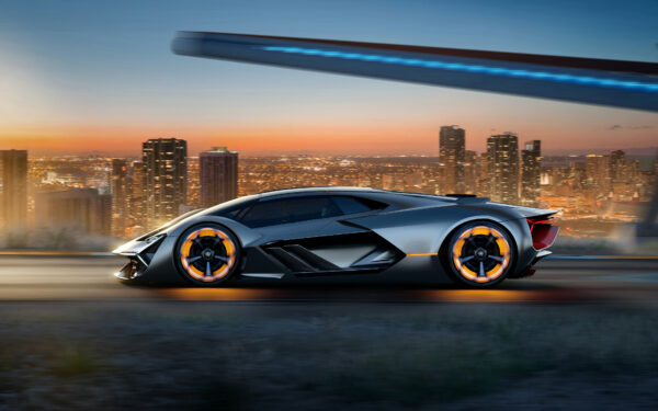 Wallpaper Sportcar, Lamborghini, Concept, Electric, Terzo, Millennio