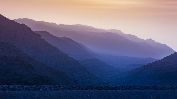 Wallpaper Mountains, Foggy