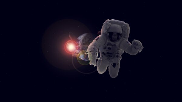 Wallpaper Astronaut, Space