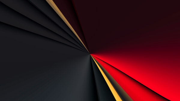 Wallpaper Asymmetry, Black, Abstract, Desktop, Mobile, Red