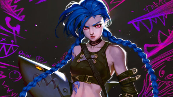 Wallpaper Jinx, Arcane