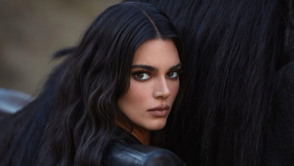 Wallpaper Girl, Model, Black, Girls, Kendall, Eyes, Hair, Face, Look, Stare, Brown, With, Jenner