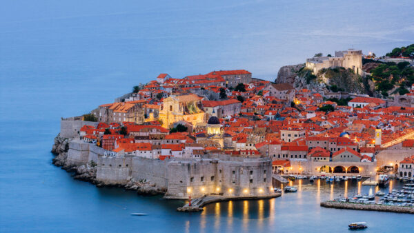 Wallpaper Travel, Dubrovnik, Dalmatian, Town, Coast, Croatia, Desktop, Mobile