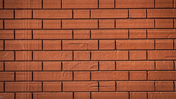 Wallpaper WALL, Brick, Red