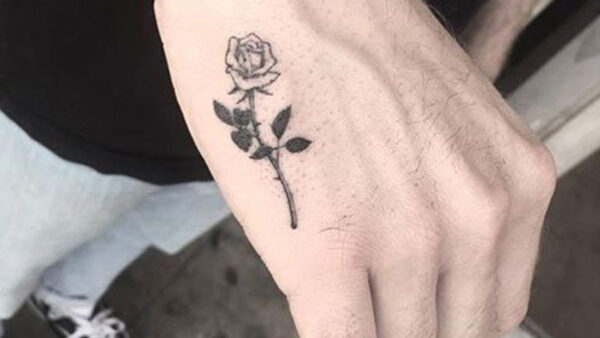 Wallpaper Rose, Hand, Tattoo, Flower, Design, Side