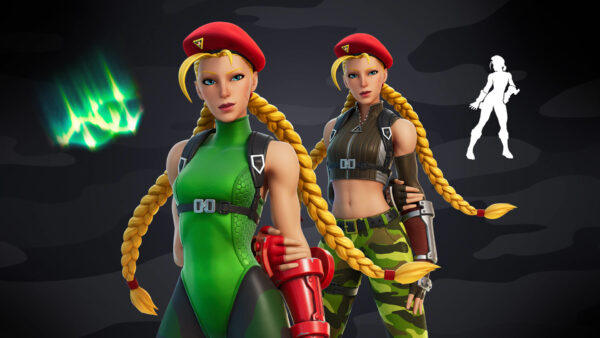 Wallpaper Cammy, Street, Skin, Fighter, Fortnite