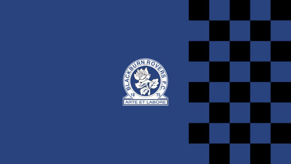 Wallpaper Blackburn, Soccer, Background, Blue, Symbol, Black, Rovers, Crest, F.C, Emblem, Logo