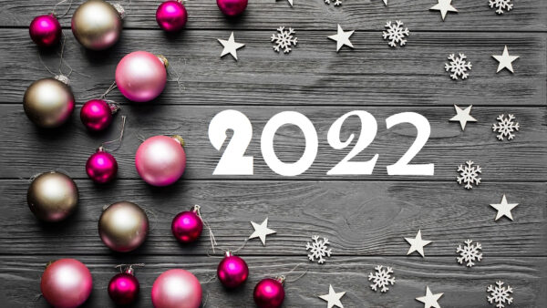 Wallpaper Decoration, Purple, Pink, Stars, Brown, Balls, 2022