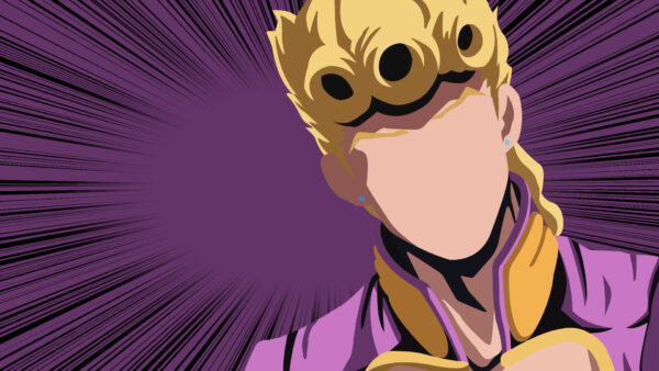 Wallpaper Purple, Giovanna, Anime, Black, Giorno, Background, Line, Desktop, Abstract, And, With, JOJO