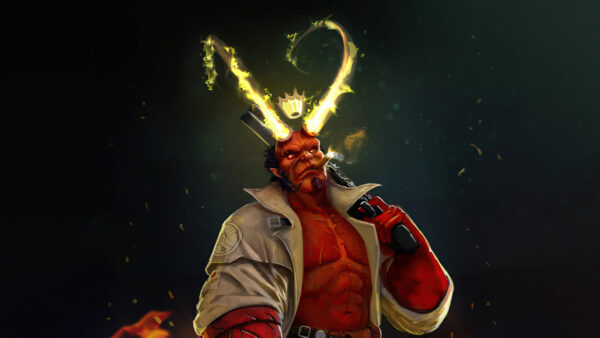 Wallpaper Hellboy, Superheroes