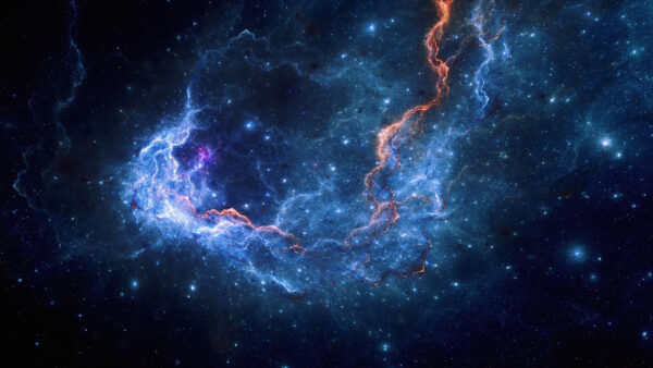 Wallpaper Sky, Galaxy, Mobile, Stars, Blue, Nebula, Space, Desktop