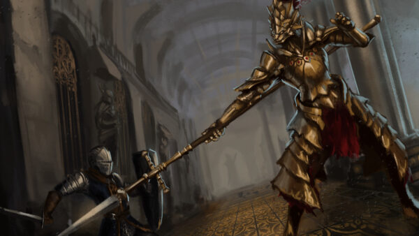 Wallpaper Souls, Desktop, Games, Knight, Shield, Dark, Sword