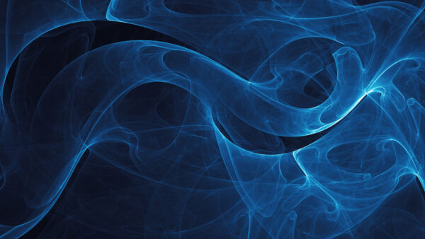 Wallpaper Waves, Desktop, Abstract, Blue