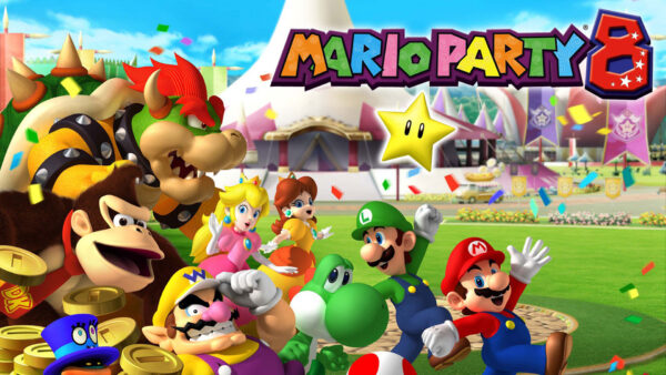 Wallpaper Mario, Bowser, Wario, Princess, Peach, Boo, Kong, Toad, Maskass, Luigi, Party, Star, Yoshi, Super, Games, Donkey