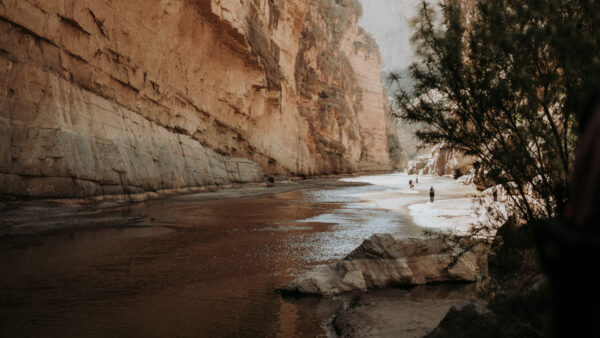 Wallpaper River, Rock, Nature, Desktop, Mobile, Trees, Canyon, People