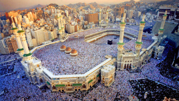 Wallpaper Ramzan, Aerial, Mecca, View, Crowded