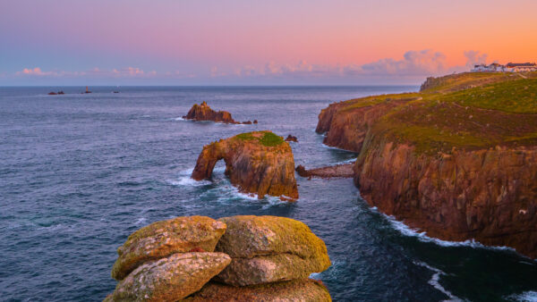 Wallpaper Algae, Nature, Desktop, Coast, Rocks, Ocean, Covered, Mobile, Sea, Waves