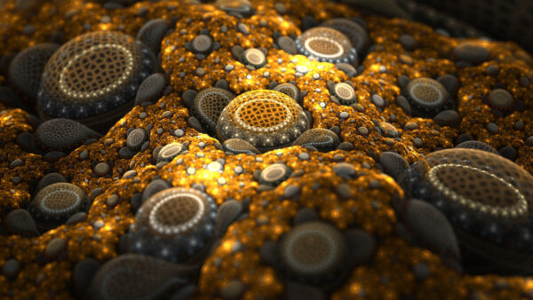 Wallpaper Yellow, Ash, Stones, Glittering, Abstract