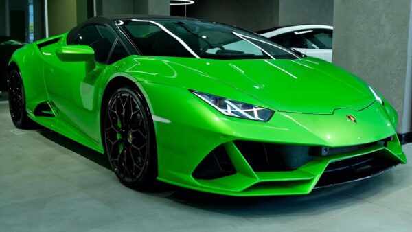 Wallpaper Huracan, Lamborghini, Green, Evo, Car, Light