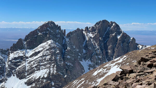 Wallpaper Desktop, Blue, Closeup, Sky, With, Mobile, Clouds, Rock, Background, View, Mountain, Snow