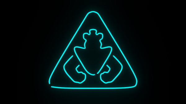 Wallpaper Logo, Freddy’s, Five, Nights, Blue, Breach, Security