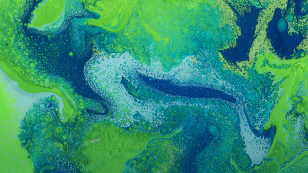 Wallpaper Paint, Mixed, Blue, Mobile, Light, Green, Desktop, Liquid, Coat