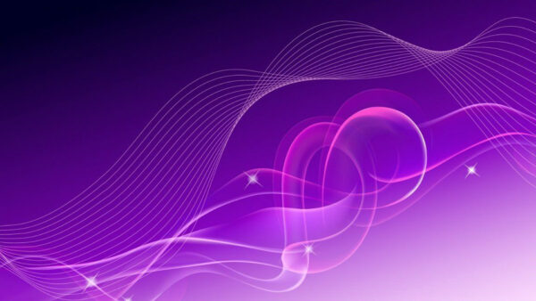 Wallpaper Lines, Wavy, Abstraction, Spiral, Swirl, Purple