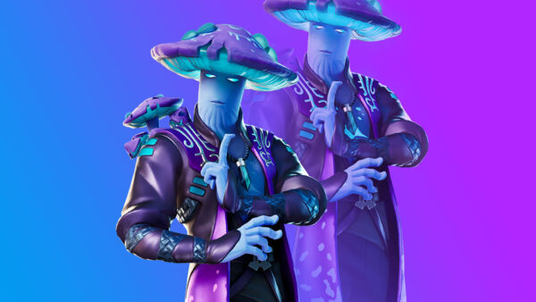 Wallpaper Fortnite, Mushroom, Madcap, Man