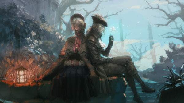 Wallpaper Bloodborne, Doll, Lady, Maria, Plain