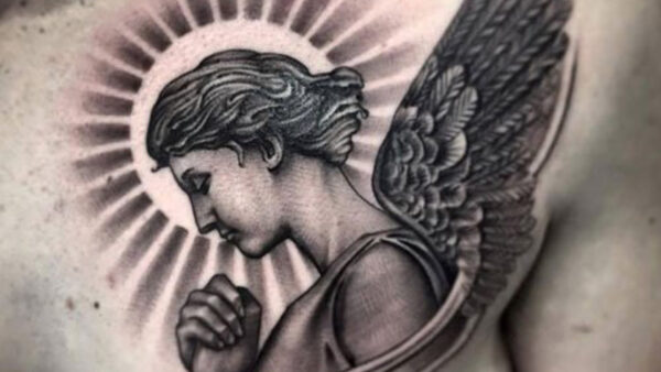 Wallpaper Tattoos, Men, Women, Angel, For, And, Black