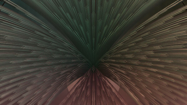 Wallpaper Abstraction, Green, Desktop, Light, Abstract, Volume, Rays, Lines