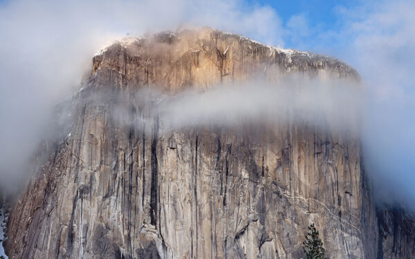 Wallpaper Yosemite, Cliff