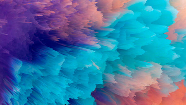 Wallpaper Desktop, Orange, Abstract, Clouds, Blue, Mobile, Colorful