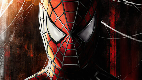 Wallpaper Suit, Red, Black, Superheroes, Spider-man